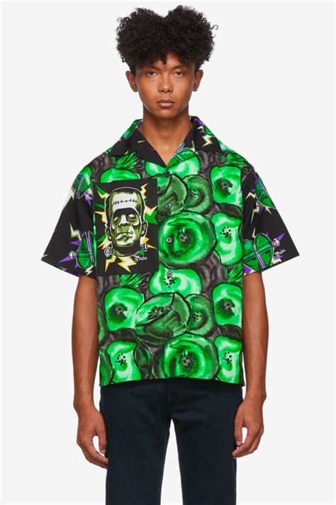 poppy artwork prada|Prada x Universal Studios Frankenstein Poppy Shirt Release.